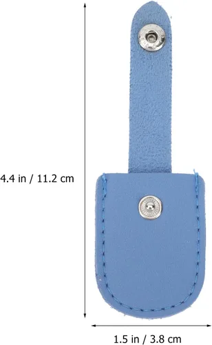 Miniatura 8 de FOMIYES Protector de tijeras de uñas, pinza de uñas portátil, cubierta de poliuretano, herramientas de manicura y pedicura, funda de almacenamiento