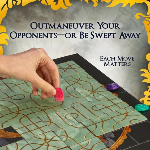 Miniatura 4 de Tsuro 20th Anniversary Edition - Juego de mesa de estrategia de colocación de azulejos galardonado, 2-8 jugadores a partir de 8 años
