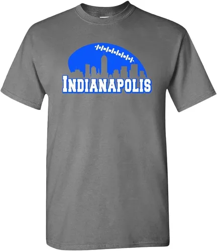 Miniatura 33 de Xtreme Apparrel City Skyline - Camiseta de hombre para los aficionados al fútbol americano Baltimore - Camisa púrpura