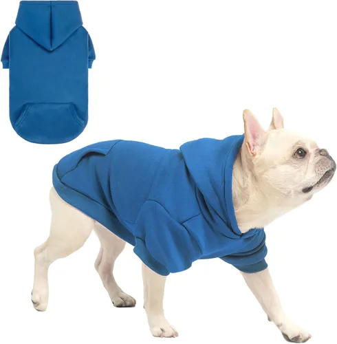 Miniatura 30 de SCENEREAL Sudadera de seguridad con capucha para perros grandes, medianos y pequeños, para niños y niñas, disfraz de perro suave con agujero para #1