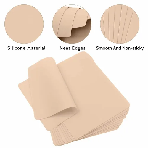 Miniatura 3 de Hojas para práctica de tatuaje Yuelong, doble lado, 10 hojas de 8 x 6 pulgadas, pieles para práctica de tatuaje para juegos de suministros