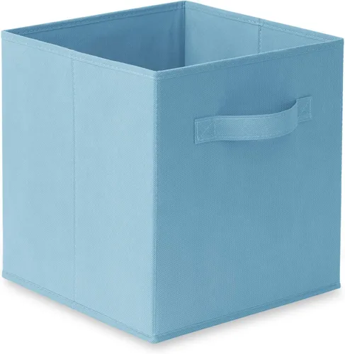 Miniatura 2 de Casafield juego de 6 cubos de almacenamiento plegables de tela, canastas de tela plegables de 11 pulgadas, para estantes, cubos organizadores