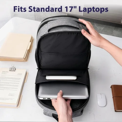 Miniatura 2 de MATEIN - Mochila para laptop de gran capacidad para mujeres, mochila de viaje aprobada por TSA con correa para equipaje y puerto USB, mochila