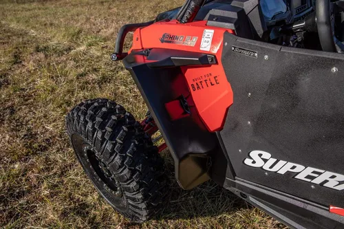 Miniatura 3 de SuperATV Font Fender Flares Protectores de barro para Polaris RZR XP Turbo 2016+ 4 Turbo/2018+ Turbo S/2019+ 4Turbo S Durabilidad extrema