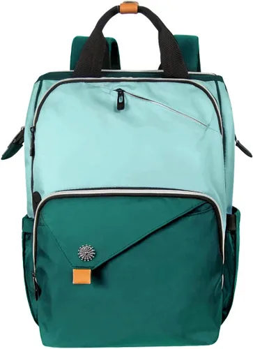 Miniatura 14 de Hap Tim - Mochila para Laptop, Mochila de Viaje para Mujer, Mochila de Trabajo, Verde Negro, Grande, Mochilas de viaje