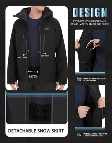 Miniatura 5 de Pioneer Camp Chaqueta de esquí para hombre