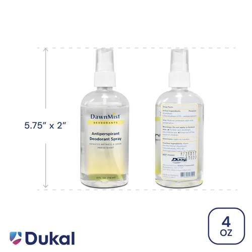 Miniatura 2 de Dukal Desodorante antitranspirante PSD40 Dawn Mist, 4 onzas, spray de bomba, paquete de 48