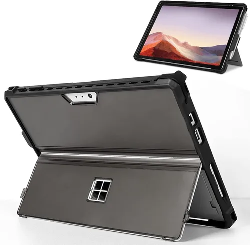 Miniatura 21 de Funda protectora resistente para Microsoft Surface Pro 7+/7/6/5/4/LTE de 12.3", con soporte para lápiz capacitivo y correa de mano, compatible