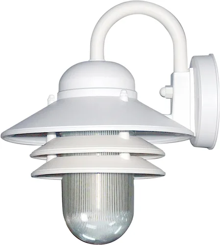 Miniatura 9 de Sunlite 41370-SU - Accesorio de pared para exteriores estilo náutico, base media (E26), policarbonato resistente a la intemperie, lente acrílica