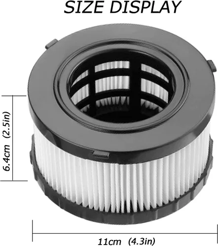 Miniatura 7 de Paquete de 2 filtros HEPA de repuesto compatibles con aspiradora DEWALT DC5151H DC515 DCV517 DCV517B con 2 cepillos de limpieza Beilan