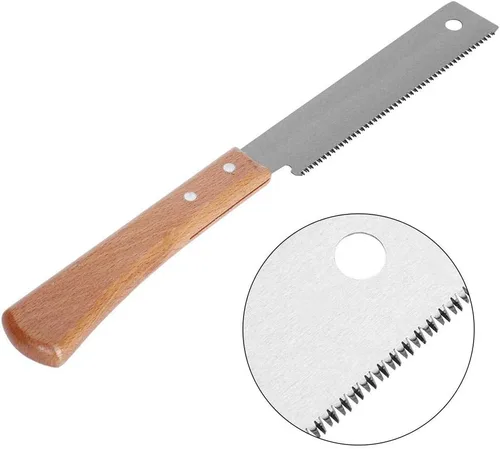 Miniatura 2 de Sierra de mano pequeña Sierra de madera de 12 pulgadas, herramienta de corte a ras de carpintería para jardín, poda de carpintería, decoración