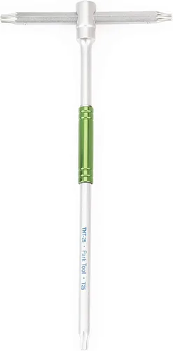 Miniatura 2 de Park Tool THT-1 - Juego de llaves deslizantes compatibles con Torx con mango en T, color plateado herramientas manuales para bicicleta