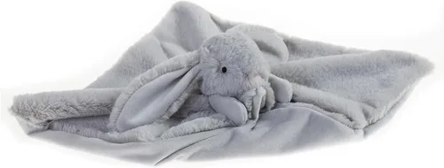 Miniatura 6 de Manta de seguridad de felpa con diseño de conejo gris de Apricot Lamb, manta de personaje para guardería de bebé, lujoso snuggler de peluche, manta
