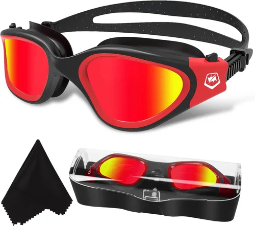 Miniatura 8 de WIN.MAX - Goggles de natación polarizados, antivaho, antirrayos ultravioleta, sin filtraciones y con visión clara para hombres, mujeres, adultos