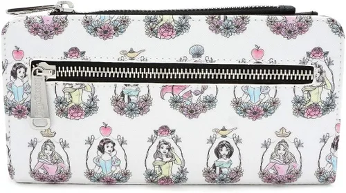 Miniatura 2 de Loungefly X Disney Princess Portraits - Cartera con estampado de princesa