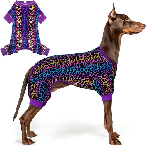Miniatura 32 de KYEESE - Pijamas de terciopelo para perros y mascotas, ropa suave, abrigo para perros pequeños, mameluco cómodo y elástico, disfraz