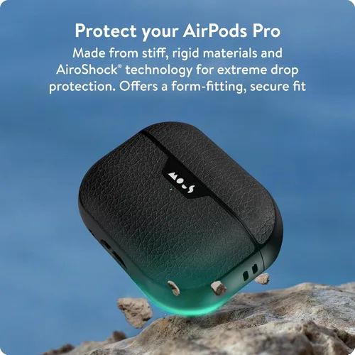 Miniatura 2 de Mous Funda para Airpods Pro 1 y 2 con llavero - Funda compatible con AirPods Pro de carga inalámbrica para AirPods Pro de 2ª generación/1ª
