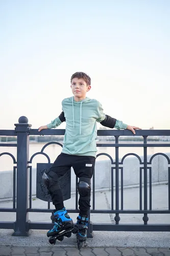 Miniatura 5 de 2PM SPORTS Vinal - Patines en línea ajustables intermitentes para niñas, todas las ruedas se iluminan, divertidos patines iluminadores para niños