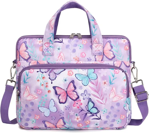 Miniatura 14 de Funda de transporte para tableta infantil Octsky - Bolsa protectora de 12.5 pulgadas con correa para el hombro, forro suave