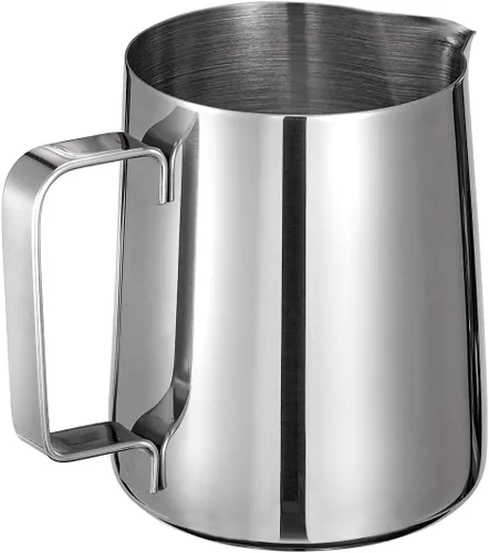 Miniatura 6 de Espresso Milk Frothing Pitchers 12oz/20oz Milk Frother Pitcher 304 Stainless Steel Barista Milk Steaming Jug Cup for Making Coffee Cappuccino Latte