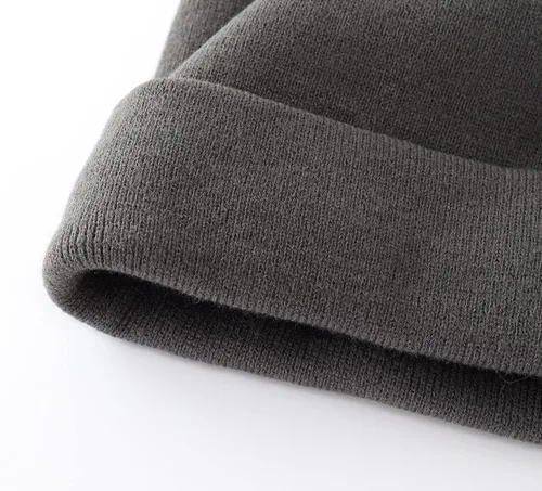 Miniatura 6 de Home Prefer Gorro de invierno para hombre con forro polar cálido y gorro de punto
