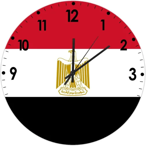 Miniatura 118 de Cheyan Reloj de pared con bandera de Canadá de 12 pulgadas, silencioso, sin tictac, de PVC, funciona con pilas, reloj redondo decorativo, regalo