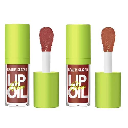 Miniatura 9 de Beauty Glazed Big Brush Head Jelly - Aceite labial ultra hidratante y nutritivo, acabado brillante suave, brillo labial tintado brillante y vegano