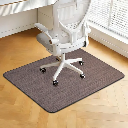 Miniatura 10 de Tapete para silla de oficina para suelo de madera dura, 36 x 48 pulgadas, antideslizante, tapete para silla rodante, protector de suelo resistente