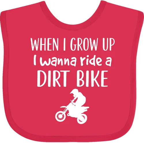 Miniatura 4 de inktastic Babero para bebé de motocross Future Dirt Biker
