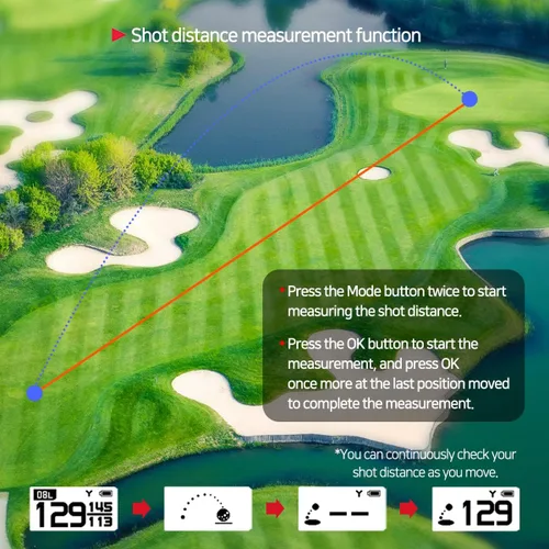 Miniatura 4 de GOLFBUDDY Voice 2S+ Telémetro GPS parlante, navegación con clip en el sombrero de golf, modo pendiente encendido/apagado, 18 horas de duración