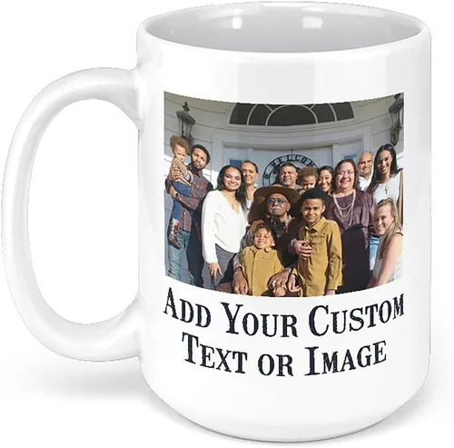Miniatura 38 de Taza de café personalizada con foto, taza de cerámica personalizada de 11oz, taza de té con foto personalizada, idea única de regalo, Taza Café