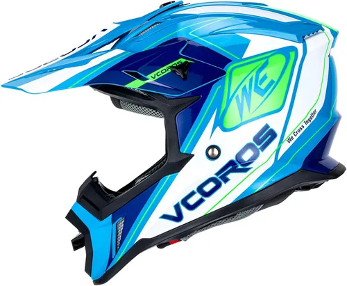 Miniatura 12 de VCOROS H637 - Cascos de motocross para adultos, ATV, Dirtbike, BMX, MX, todoterreno, aventura, UTV, con certificación DOT