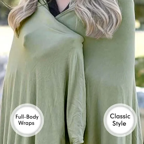 Miniatura 17 de K E L O R Luxury Cooling Travel Blanket - Stretchy, Lightweight Soft & Breathable Shawl Wraps for Women
