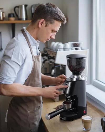 Miniatura 9 de SHARDOR Molinillo de café profesional de 64 mm con muelas con 100 ajustes de molienda y cámara totalmente metálica, molinillo de granos de café