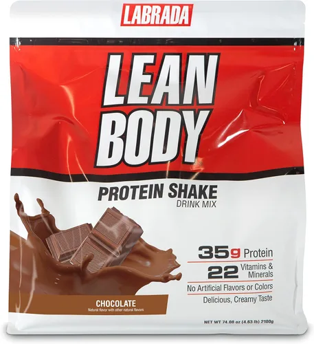 Miniatura 13 de Labrada Nutrition Batido de reemplazo de comida con alto contenido de proteínas para cuerpo delgado, vainilla, envase de 2.47 lb El empaquetado