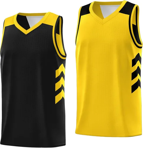 Miniatura 10 de KXK Camiseta de baloncesto reversible en blanco para hombre, uniforme de equipo, atlético, hip hop, camisetas de baloncesto S-4XL