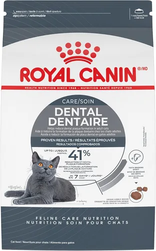 Miniatura 11 de Royal Canin Feline Care Nutrition Dental Care Alimento seco para gatos adultos, bolsa de 3 libras