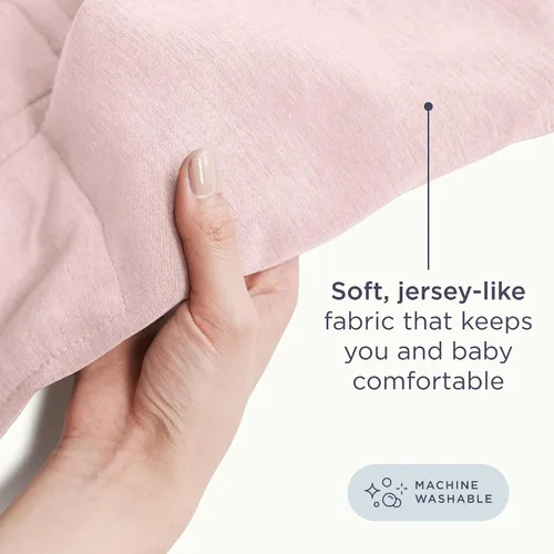 Miniatura 4 de Ergobaby Embrace Portabebés para Recién Nacidos hasta Niños Pequeños - Portabebés Ergonómicos Ligeros - Esenciales Acogedores (7-25 Libras), Tejido