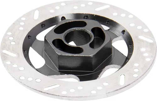 Miniatura 5 de ShareGoo - Paquete de 4 neumáticos de metal de 0.472 pulgadas para llanta hexagonal, disco de freno compatible con Traxxas Tamiya HSP HPI Redcat