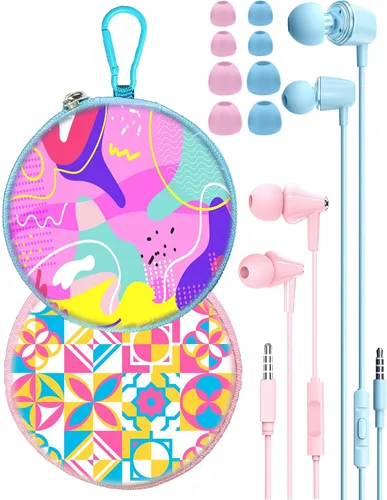Miniatura 8 de 2 paquetes de auriculares para niños (azulvioleta)