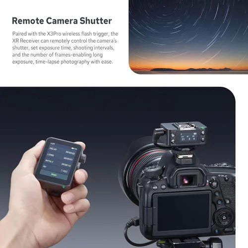 Miniatura 5 de Godox XR TTL Receptor flash inalámbrico para Canon Nikon, actualización de Godox X1R, sincronización de disparador remoto HSS 2.4G con X3/X3Pro