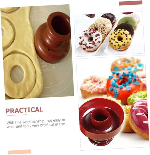 Miniatura 6 de 4 moldes de donas multifunción gruesos y redondos para hornear donas para el hogar, herramientas de cocina para hacer deliciosas donas