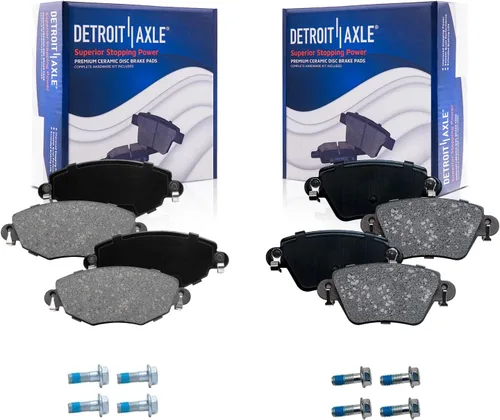 Miniatura 53 de Detroit Axle - Pastillas de Freno Delantero para Nissan Altima Maxima Sentra 350Z Cube Juke Versa INFINITI G20 G35 I30 I35 Suzuki SX4, Pastillas