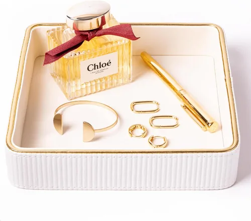 Miniatura 11 de Bandeja de perfume, organizador de mesita de noche, organizador de perfumes, bandejas de perfume para tocador, bandeja de tocador para tocador