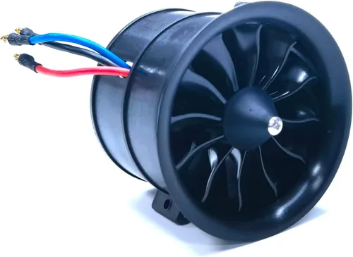 Miniatura 3 de EDF 2.756 in pro CCW 6S 2100KV 12 aspas 25.2V ventilador eléctrico conducido, Hobby RC Jet Engine Hélice, Piezas de coche RC Motor de alta velocidad