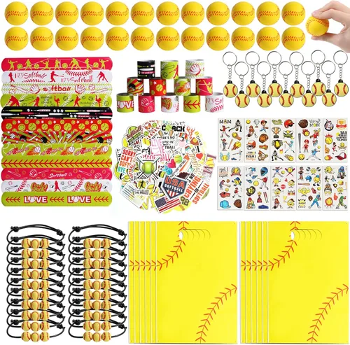 Miniatura 11 de Kolewo4ever Set de 295 Piezas de Artículos de Fiesta de Voleibol a Granel Rellenos de Bolsas de Regalitos de Voleibol para Bolsas de Regalos