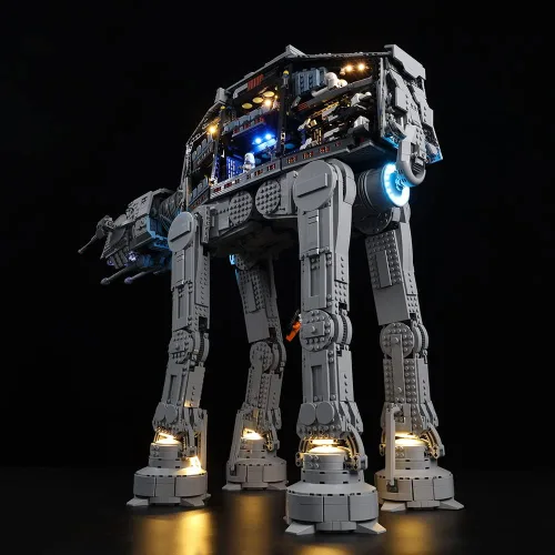 Miniatura 7 de Kyglaring Kit de luces LED compatible con Lego Set 75313, accesorios de iluminación compatibles con el modelo Star Wars at-at 75313, solo luces