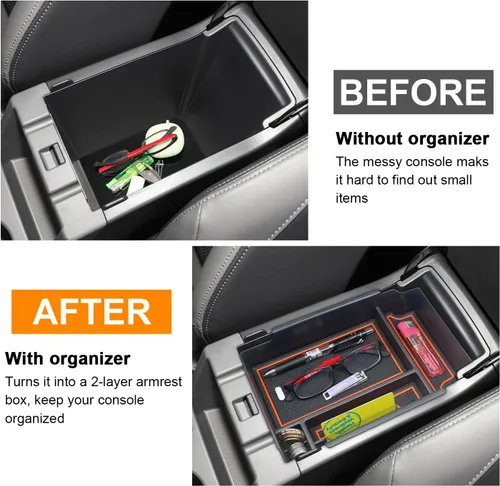 Miniatura 2 de Organizador de consola central MOCHENT para accesorios Subaru Crosstrek 2024 2025 2026 y bandeja de consola Subaru Impreza 2024-2026, accesorios