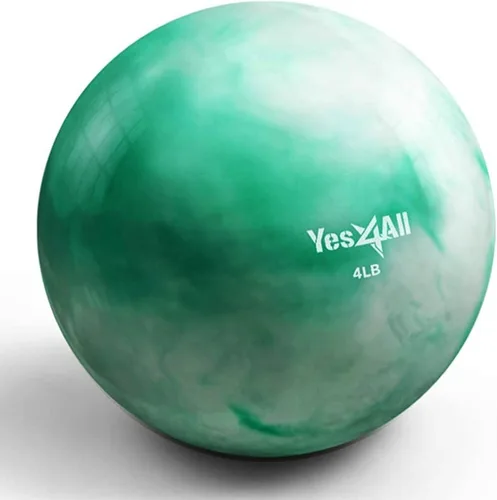 Miniatura 28 de Yes4All - Bolas de tonificación con peso para ejercicio, bolas medicinales suaves para ejercicio, pilates, yoga, equilibrio, flexibilidad, 2-10 C.