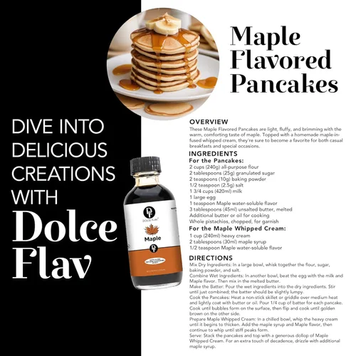 Miniatura 5 de Dolce Flav Extracto de arce de 1 galón – Kosher, sin azúcar, rico sabor concentrado de arce para hornear, café y postres